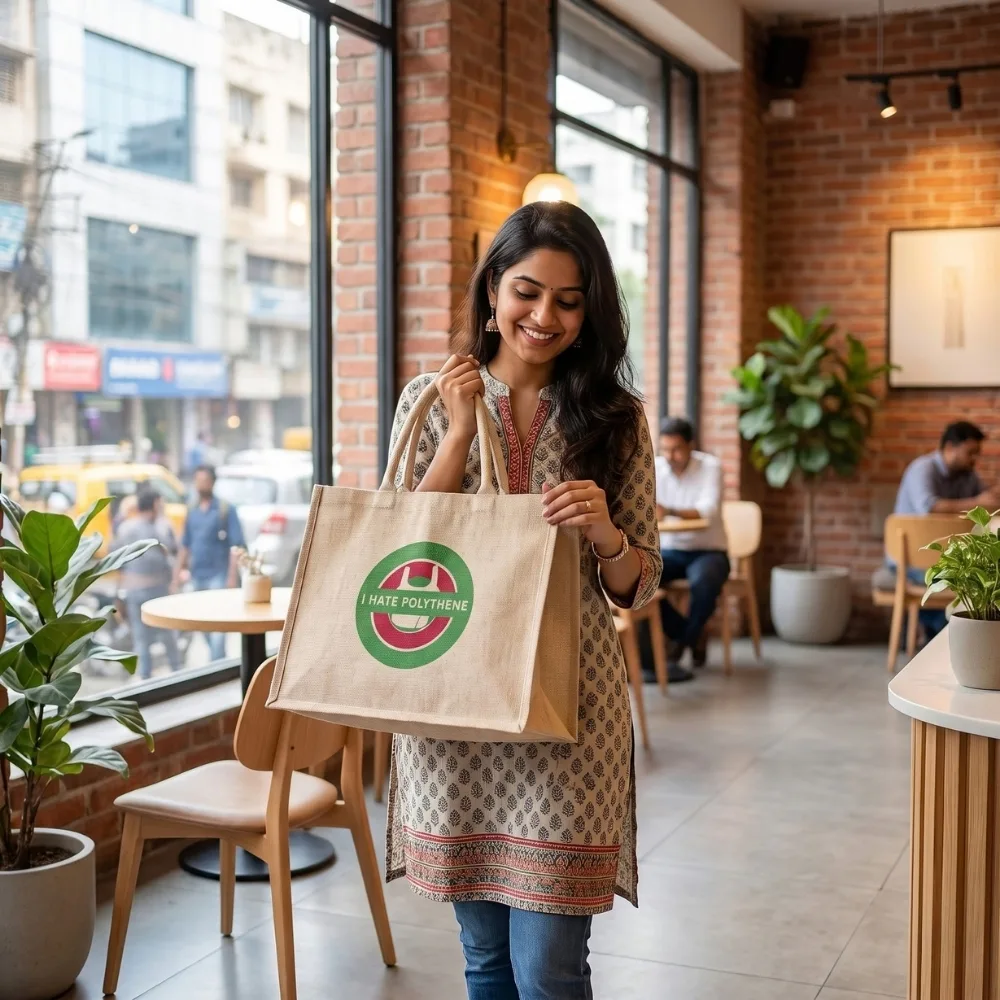 White Jute Bag, photo 3