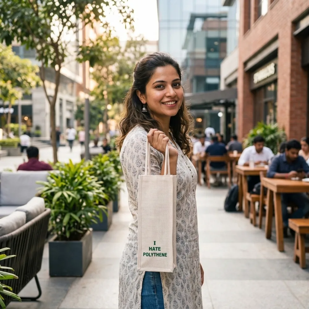 Jute Water Bottle Bag, photo 4